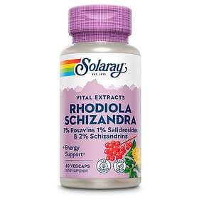 Solaray Rhodiola+schisandra 500mgr 60 Units Vit,Rosa