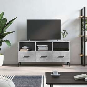 vidaXL TV Stand betonggrå 102x36x50 cm konstruerat trä 829056