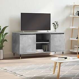 vidaXL TV Stand betonggrå 104x35x50 cm konstruerat trä 827008