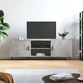 vidaXL TV Stand betonggrå 150x30x50 cm konstruerat trä 829072