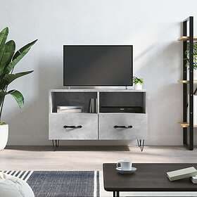 vidaXL TV Stand betonggrå 80x36x50 cm konstruerat trä 828968