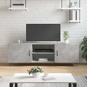 vidaXL TV Stand betonggrå 150x30x50 cm konstruerat trä 829096