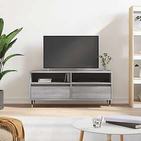 vidaXL TV Stand grå sonoma 100x34.5x44.5 cm konstruerat trä 831234