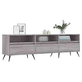 vidaXL TV Stand grå sonoma 150x30x44.5 cm konstruerat trä 831258