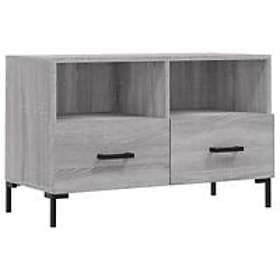 vidaXL TV Stand grå sonoma 80x36x50 cm konstruerat trä 828978