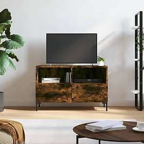 vidaXL TV Stand rökfärgad ek 80x36x50 cm constructed wood 828977