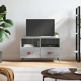 vidaXL TV Stand grå sonoma 80x36x50 cm konstruerat trä 828946