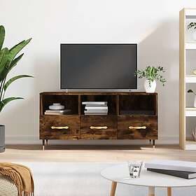 vidaXL TV Stand rökfärgad ek 102x36x50 cm constructed wood