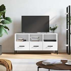 vidaXL TV Stand vit 102x36x50 cm konstruerat trä 829044