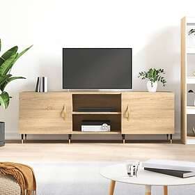 vidaXL TV Stand sonoma ek 150x30x50 cm konstruerat trä 829079