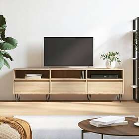 vidaXL TV Stand sonoma-ek 150x30x44.5 cm konstruerat trä 831279