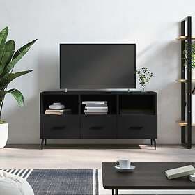 vidaXL TV Stand svart 102x36x50 cm konstruerat trä 829053