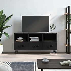 vidaXL TV Stand svart 102x36x50 cm konstruerat trä 829029