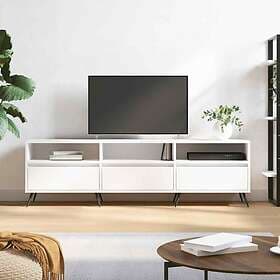 vidaXL TV Stand vit 150x30x44.5 cm konstruerat trä 831252