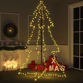 vidaXL 328581 Christmas Tree Cone 240 LED Indoor/Outdoor 118x180 cm