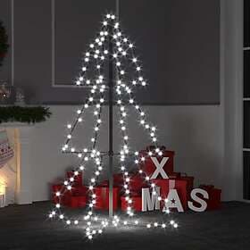 vidaXL Light Cone for Christmas Tree 160LED Indoor/Outdoor 78x120 cm