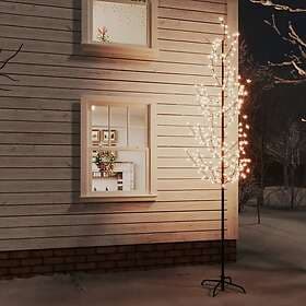 vidaXL Cherry Tree with LED Warm White 368 LEDs 300 cm