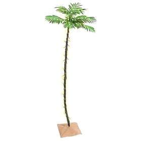 vidaXL Palmträd Warm White 220cm 136 LEDs