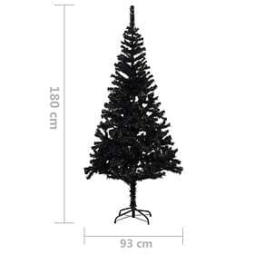 vidaXL Artificial Tree Black 180cm