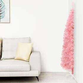 vidaXL Artificial Slim Half Tree Pink 120cm