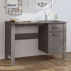 vidaXL HAMAR Light Grey 113x50x75 cm Solid Pine