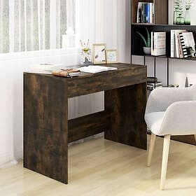 vidaXL Desk rökfärgad ek 101x50x76.5 cm konstruerat trä 812996