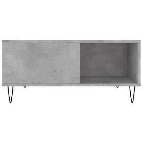 vidaXL Soffbord betonggrå 80x80x36.5 cm konstruerat trä 830784