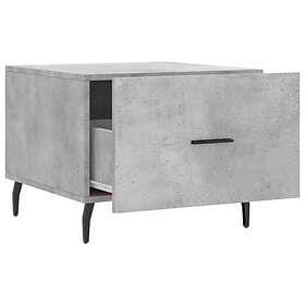vidaXL Soffbord betonggrå 50x50x40 cm konstruerat trä 829436