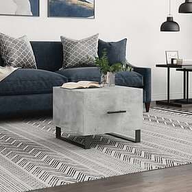 vidaXL Soffbord betonggrå 50x50x40 cm konstruerat trä 829452