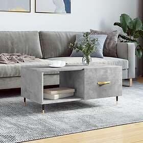 vidaXL Soffbord betonggrå 90x50x40 cm konstruerat trä 829192