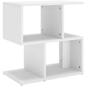 vidaXL Nightstand White 50x30x51.5cm Engineered Wood 806364