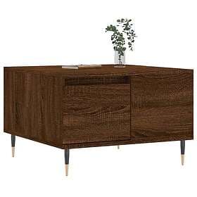 vidaXL Soffbord brun ek 55x55x36.5 cm konstruerat trä 830755