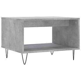 vidaXL Soffbord betonggrå 60x50x40 cm konstruerat trä 829256