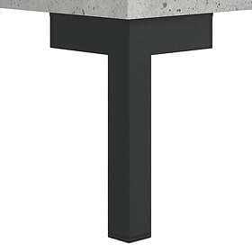 vidaXL Sängbord 2 st betonggrå 40x35x47.5 cm konstruerat trä 827445