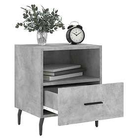 vidaXL Nightstand 2 pcs Concrete Grey 40x35x47.5cm Engineered Wood 827477