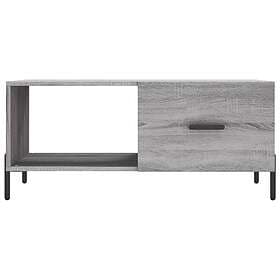 vidaXL Soffbord grå sonoma 90x50x40 cm konstruerat trä 829226