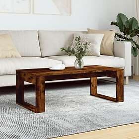 vidaXL Soffbord rökfärgad ek 102x50x35 cm konstruerat trä 823363