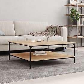 vidaXL Coffee Table Sonoma Oak 100x100x40cm Constructed Wood 832844