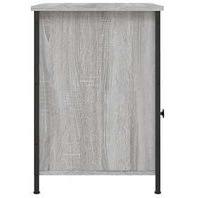 vidaXL Nightstand 2 pcs Grey Sonoma 40x42x60cm Constructed Wood 825910