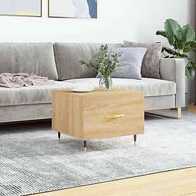 vidaXL Soffbord sonoma-ek 50x50x40 cm konstruerat trä 829354