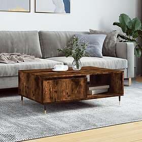 vidaXL Soffbord rökfärgad ek 90x60x35 cm konstruerat trä 827057