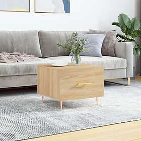 vidaXL Soffbord sonoma-ek 50x50x40 cm konstruerat trä 829370