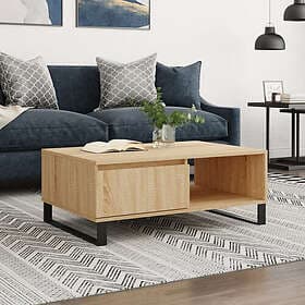 vidaXL Soffbord sonoma-ek 90x60x35 cm konstruerat trä 827071