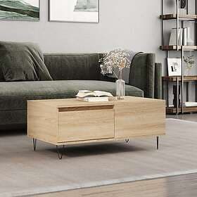 vidaXL Soffbord sonoma-ek 90x50x36.5 cm konstruerat trä 830807