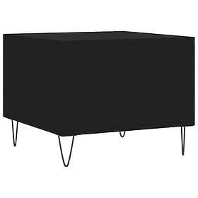vidaXL Soffbord svart 50x50x40 cm konstruerat trä 829382