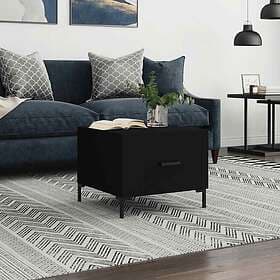 vidaXL Soffbord svart 50x50x40 cm konstruerat trä 829398
