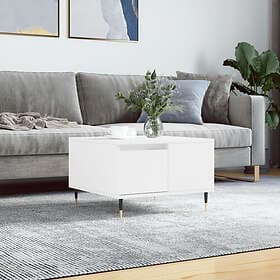 vidaXL Soffbord vit 55x55x36.5 cm konstruerat trä 830748
