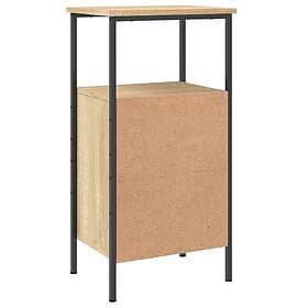 vidaXL Sängbord 2 st sonoma-ek 41x31x80 cm konstruerat trä 825926