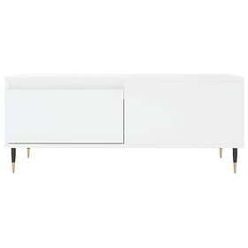 vidaXL Soffbord vit 90x50x36.5 cm konstruerat trä 830796