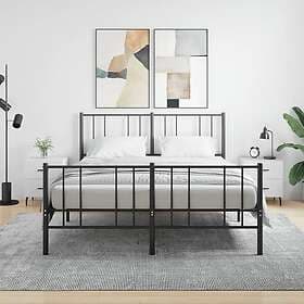 vidaXL Sängbord 2 st vit 40x35x47.5 cm konstruerat trä 827341